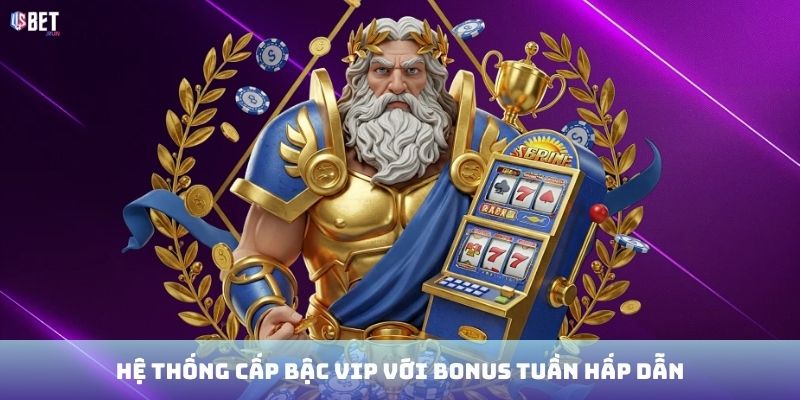 Bonus VIP tuần – Ưu đãi độc quyền cho thành viên cao cấp tại USBET Hệ thống cấp bậc VIP với bonus tuần hấp dẫn